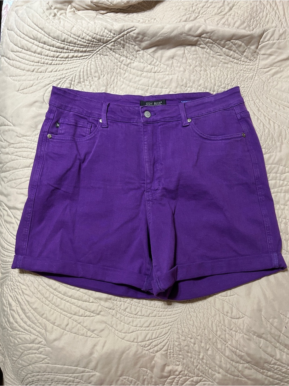 Judy Blue Purple High-Rise jean Shorts